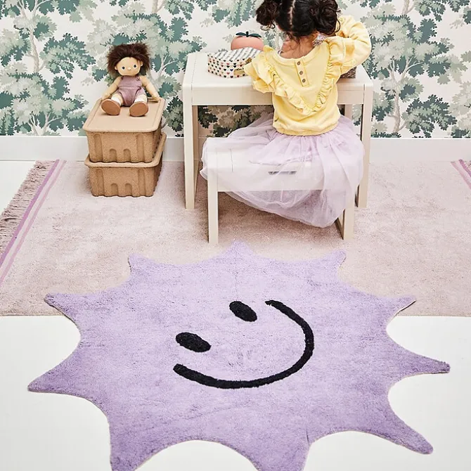 Tapis Petit Tapis Sunny Mauve - Ø 120 cm