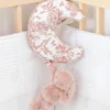 Tartine et Chocolat Augustin le Lapin Musical - Toile de Jouy Rose