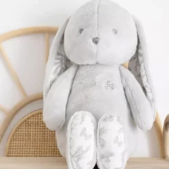 Tartine et Chocolat Augustin le Lapin - Toile de Jouy Gris