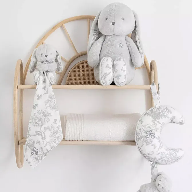 Tartine et Chocolat Augustin le Lapin - Toile de Jouy Gris