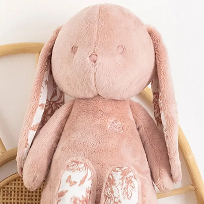 Tartine et Chocolat Augustin le Lapin - Toile de Jouy Rose Pêche