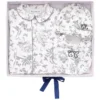 Tartine et Chocolat Coffret de Naissance Toile de Jouy Gris - 1 Mois