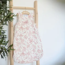 Tartine et Chocolat Gigoteuse Eté Toile de Jouy Rose - 3/9 Mois