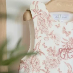 Tartine et Chocolat Gigoteuse Eté Toile de Jouy Rose - 3/9 Mois
