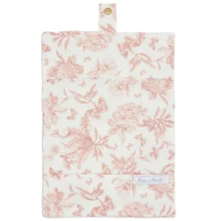 Tartine et Chocolat Protège-carnet de Santé - Toile de Jouy Rose
