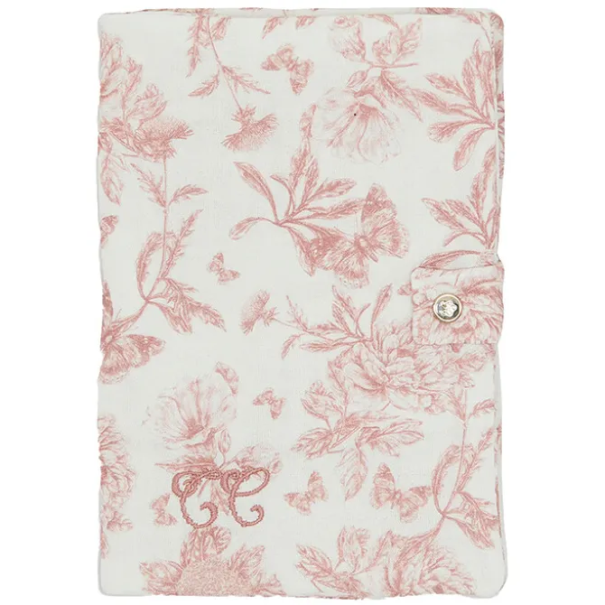 Tartine et Chocolat Protège-carnet de Santé - Toile de Jouy Rose