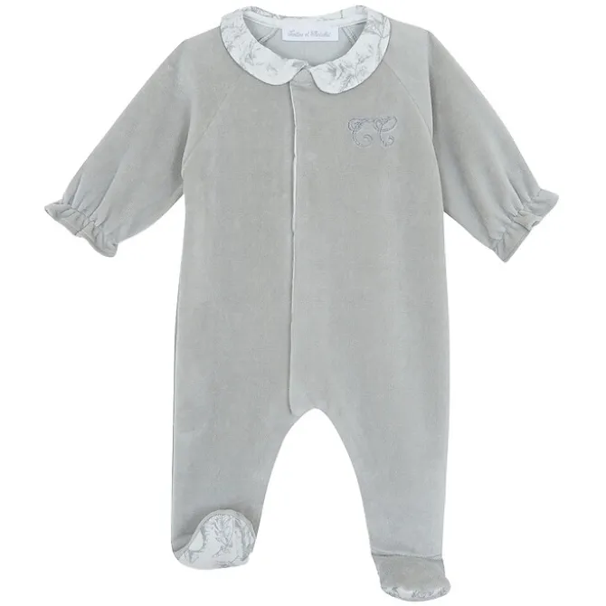 Tartine et Chocolat Pyjama Toile de Jouy Gris - 3 Mois