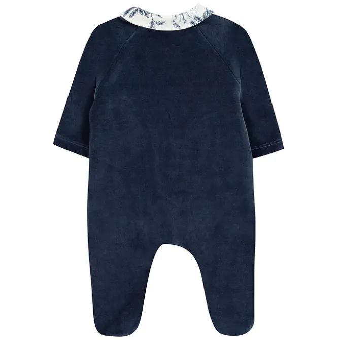 Tartine et Chocolat Pyjama Toile de Jouy Bleu - 1 Mois