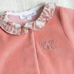 Tartine et Chocolat Pyjama Toile de Jouy Rose - 1 Mois