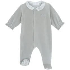 Tartine et Chocolat Pyjama Toile de Jouy Gris - 1 Mois