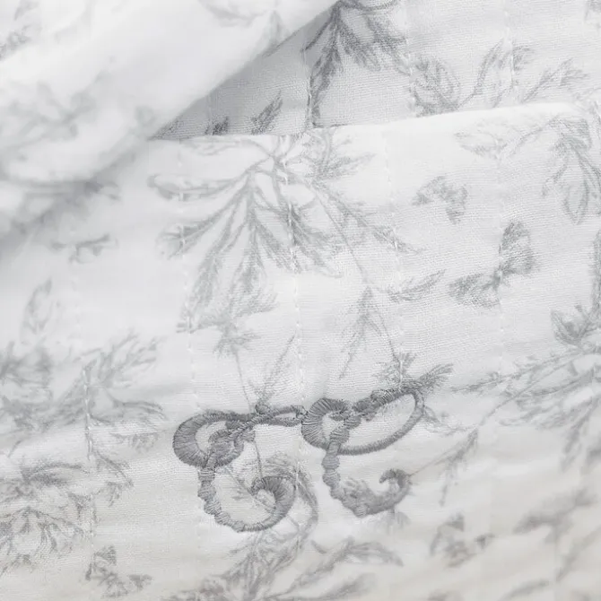 Tartine et Chocolat Sac à Langer - Toile de Jouy Gris