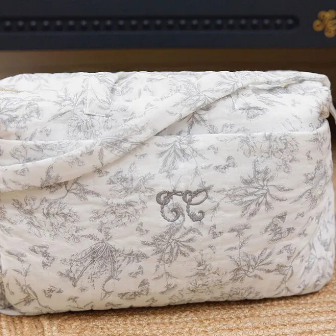 Tartine et Chocolat Sac à Langer - Toile de Jouy Gris