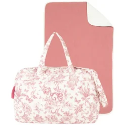 Tartine et Chocolat Sac à Langer - Toile de Jouy Rose
