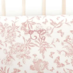 Tartine et Chocolat Tour de Lit - Toile de Jouy Rose