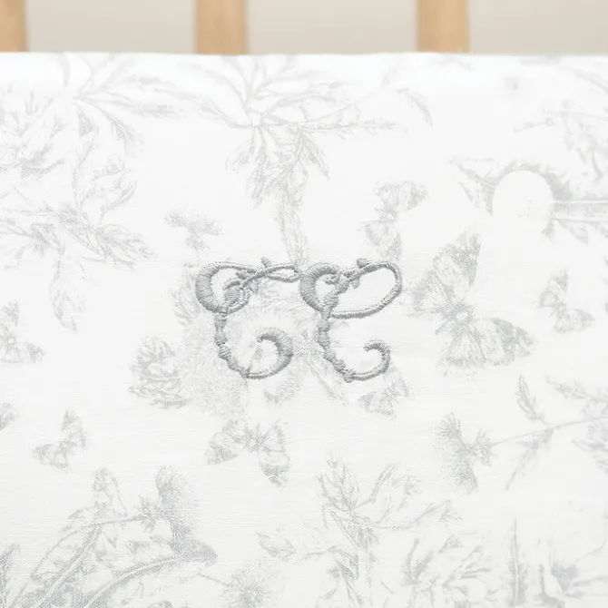 Tartine et Chocolat Tour de Lit - Toile de Jouy Gris
