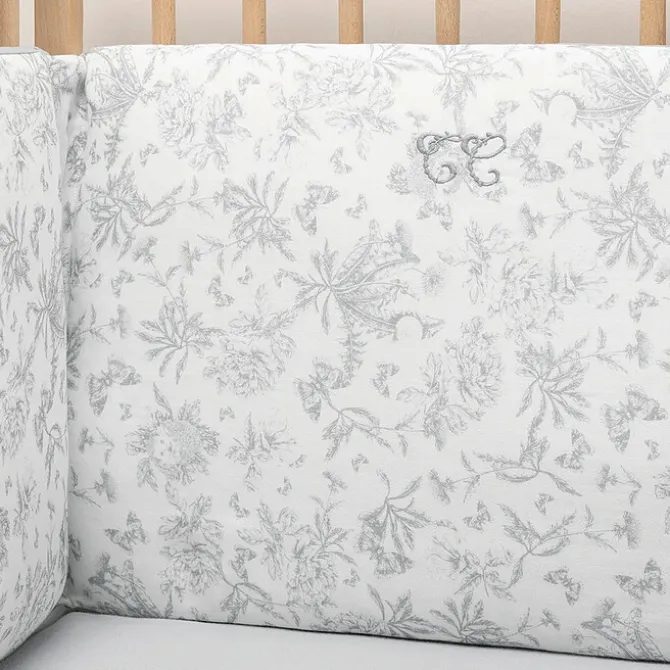 Tartine et Chocolat Tour de Lit - Toile de Jouy Gris