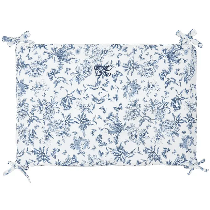 Tartine et Chocolat Tour de Lit - Toile de Jouy Bleu