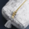 Tartine et Chocolat Trousse de Toilette - Toile de Jouy Gris Clair