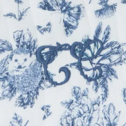 Tartine et Chocolat Trousse de Toilette - Toile de Jouy Bleu