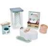 Tender Leaf Toys Meubles de Poupées Salle de Bain