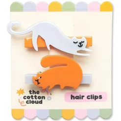 The Cotton Cloud Lot de 2 Barrettes - Meowtiful Cats