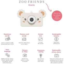 The Zoofamily Appareil Photo Numérique Zoofriends - Koala
