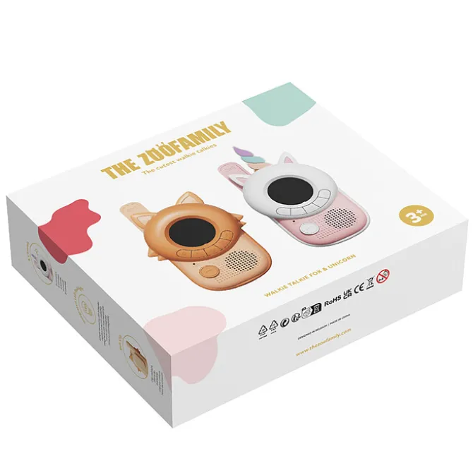 The Zoofamily Lot de 2 Talkie-walkie - Licorne et Renard