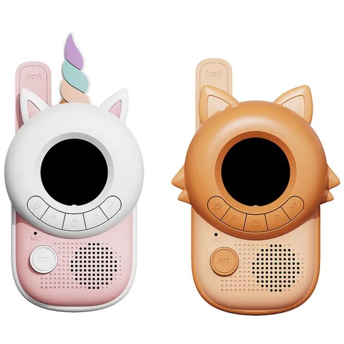 The Zoofamily Lot de 2 Talkie-walkie - Licorne et Renard