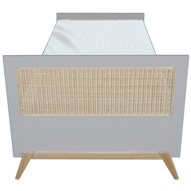 Théo Lit Junior en Rotin Marelia Lune - 90 x 200 cm