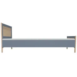 Théo Lit Junior en Rotin Océania Silex - 90 x 200 cm