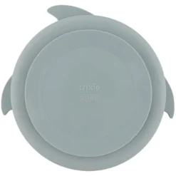 Trixie Baby Assiette en Silicone avec Ventouse - Mr. Shark