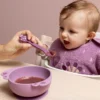 Trixie Baby Bol en Silicone avec Ventouse - Mrs. Peacock