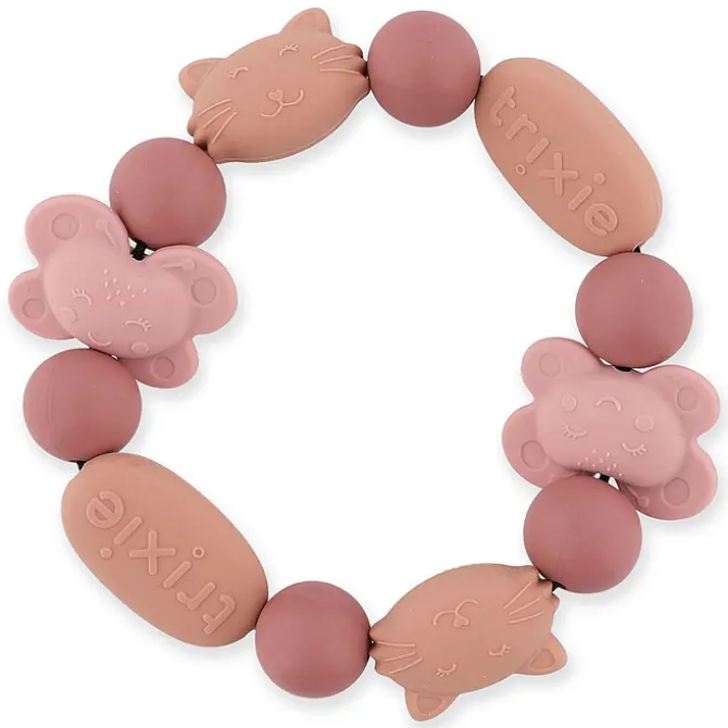 Trixie Baby Bracelet de Dentition en Silicone - Mrs. Cat & Mrs. Butterfly