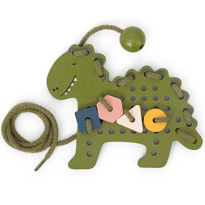 Trixie Baby Jeu de Laçage en Bois Animaux