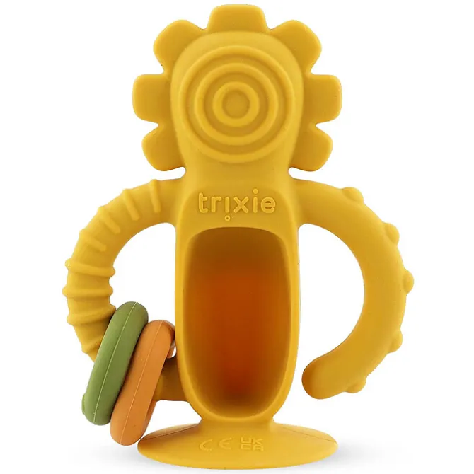 Trixie Baby Jouet Sensoriel en Silicone avec Ventouse - Mr. Lion