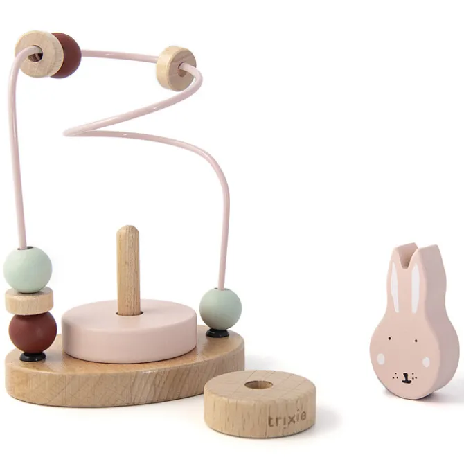 Trixie Baby Labyrinthe à Perles en Bois - Mrs. Rabbit
