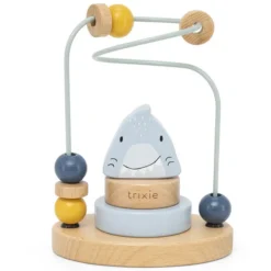 Trixie Baby Labyrinthe à Perles en Bois - Mr. Shark