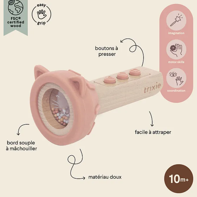 Trixie Baby Lampe de Jeu en Bois - Mrs. Cat