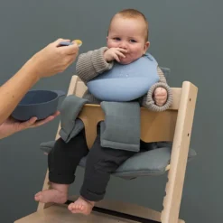 Trixie Baby Lot de 2 Bavoirs en Silicone - Mrs. Elephant