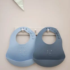 Trixie Baby Lot de 2 Bavoirs en Silicone - Mrs. Elephant