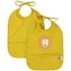 Trixie Baby Lot de 2 Bavoirs Imperméables - Mr. Lion