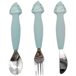 Trixie Baby Lot de 3 Couverts - Mr. Shark