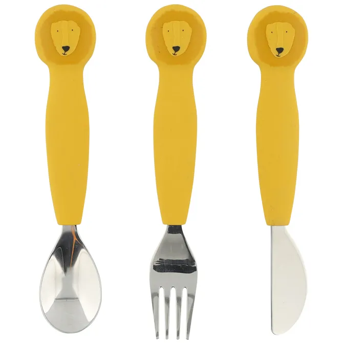 Trixie Baby Lot de 3 Couverts - Mr. Lion