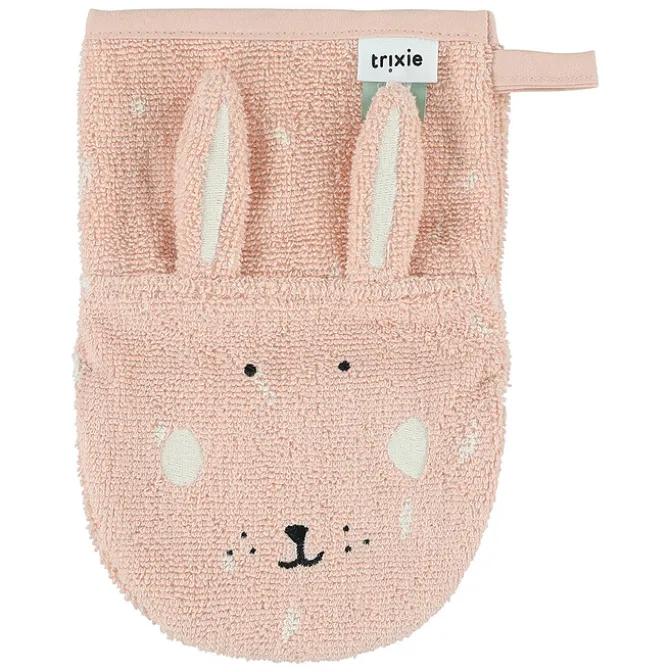 Trixie Baby Lot de 2 Gants de Toilette - Mrs. Cat & Mrs. Rabbit
