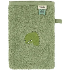 Trixie Baby Lot de 2 Gants de Toilette Aura - Dino