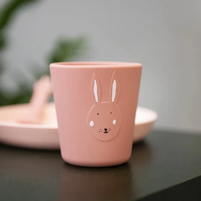 Trixie Baby Lot de 2 Gobelets en Silicone - Mrs. Rabbit