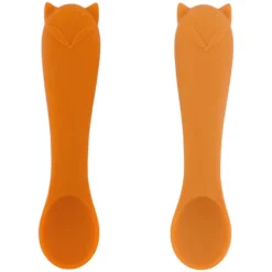 Trixie Baby Lot de 2 Premières Cuillères pour Bébé - Mr. Fox