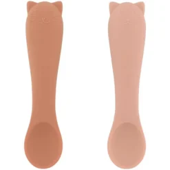 Trixie Baby Lot de 2 Premières Cuillères pour Bébé - Mrs. Cat