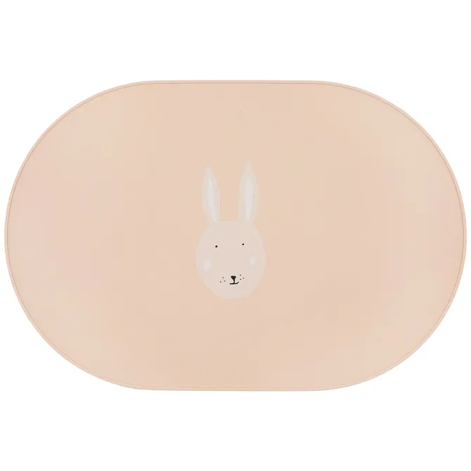 Trixie Baby Set de Table en Silicone - Mrs. Rabbit