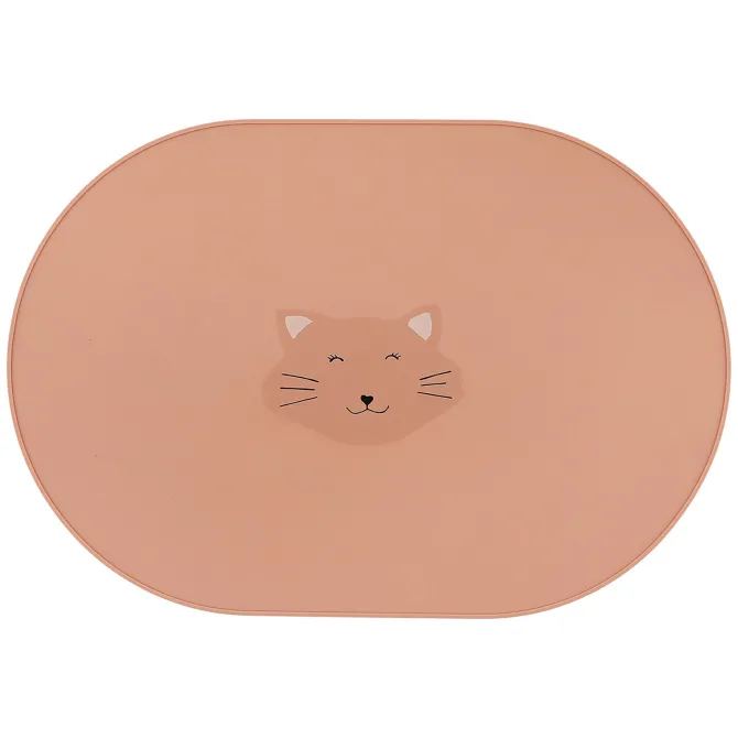 Trixie Baby Set de Table en Silicone - Mrs. Cat